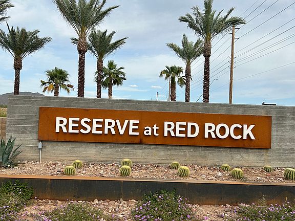 Entrance sign to Reserve at Red Rock