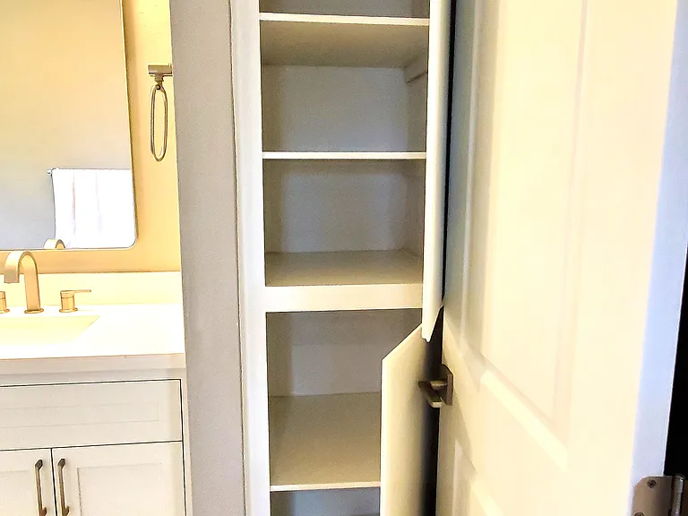 Linen/storage closets
