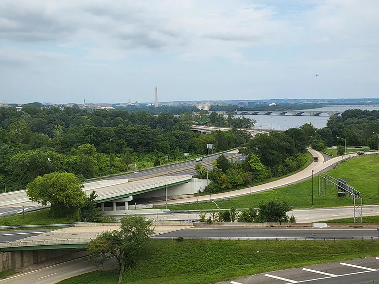 View of Washington Monument from your window