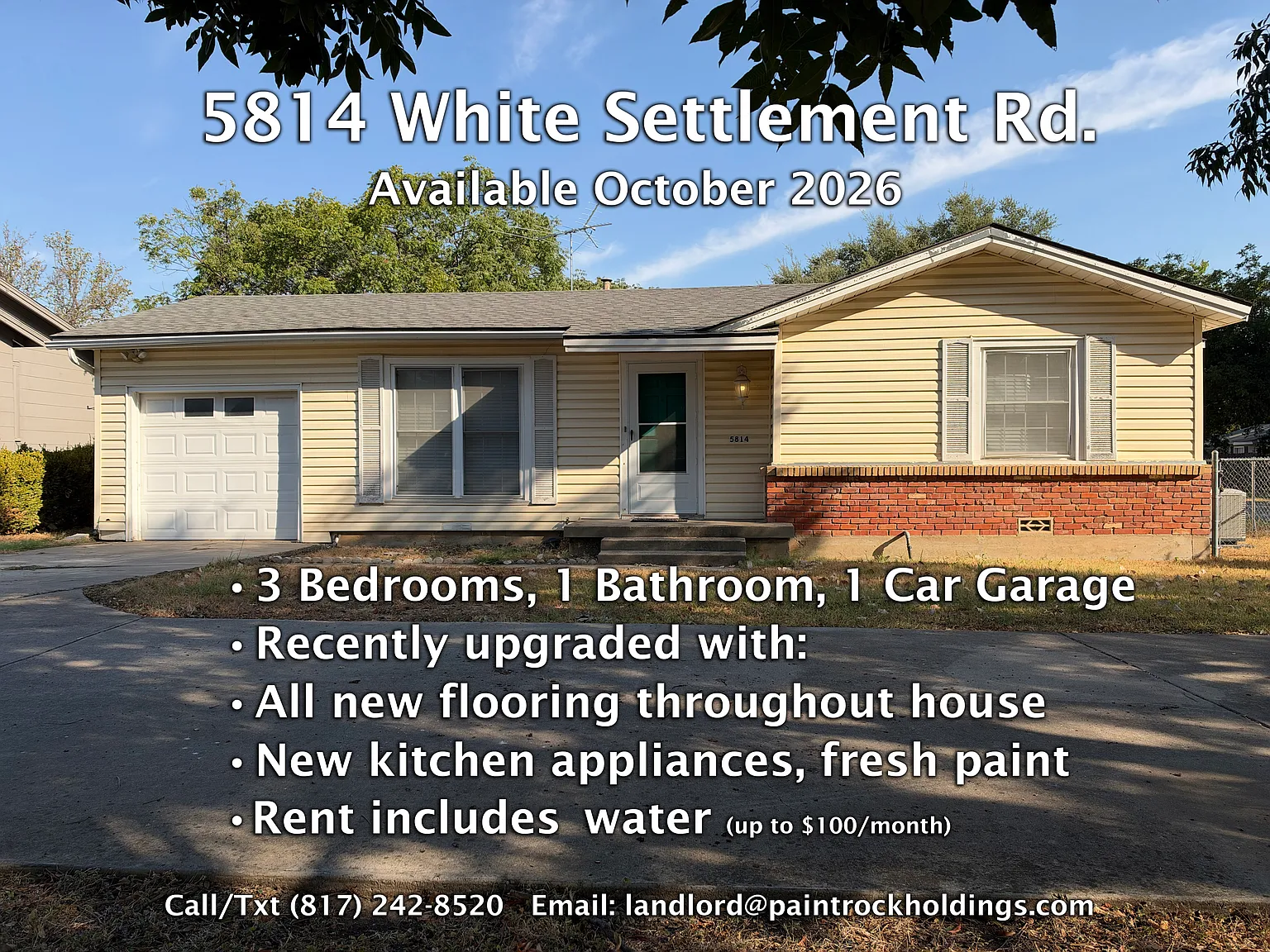 3 bed, 1160 sqft, $1,695 — Photo 1