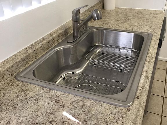 Brand New Counters and Single Basin Sink.