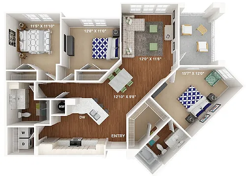 Floor plan C2B