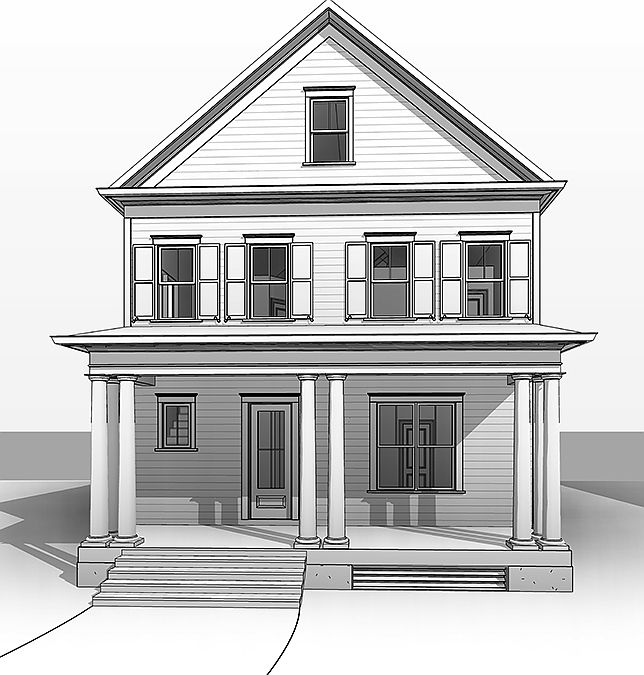 McCullough Riverside New Home Elevation