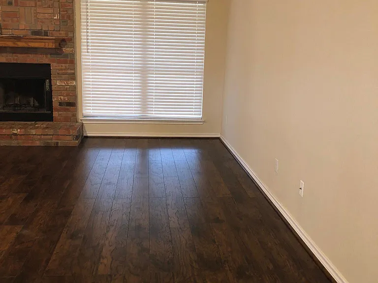 Large Family Room with wood-burning fireplace