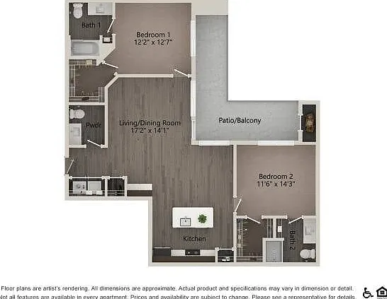 2 Bedroom 2 Bathroom 2B 2 Bedroom 2 Bathroom 2B