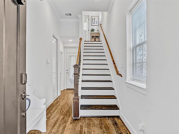 The entry vestibule is ample to have a mudroom.