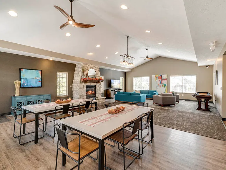 We love gathering residents in our clubhouse for fun events.
