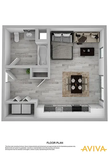 Floor plan Studio B