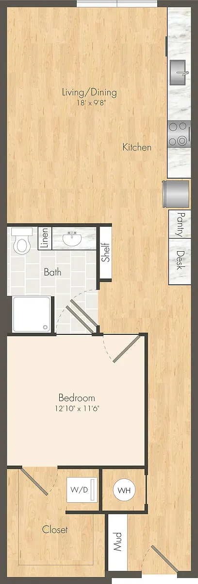 Floor plan ZA10 - Income Restricted 4