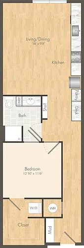 Floor plan ZA10 - Income Restricted 3