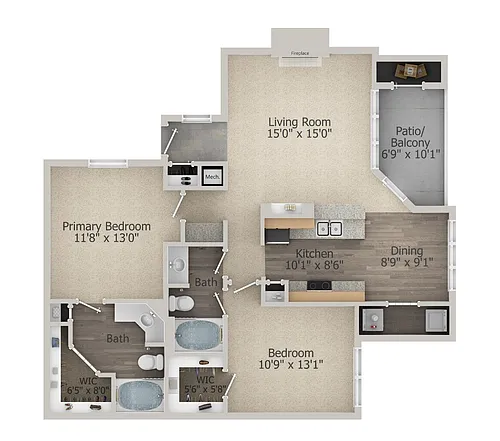 Floor plan The Clayton