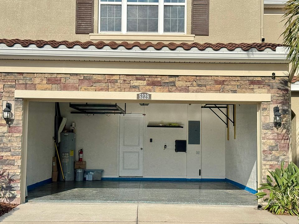Close-up of garage