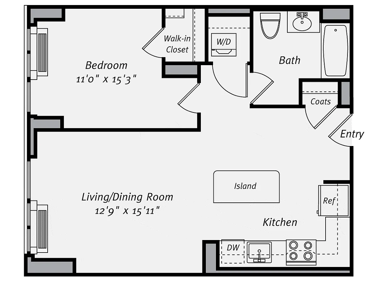Floor plan The Arlington