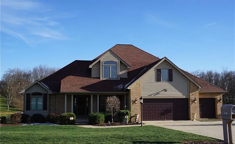 Pristine home in premier community of Meadow Wood offering a 3 car garage, cul de sac street, and private rear yard!   Unique features include First Floor master bedroom, 1100 sq ft newly finished lower level with full wet bar... would make great in law s