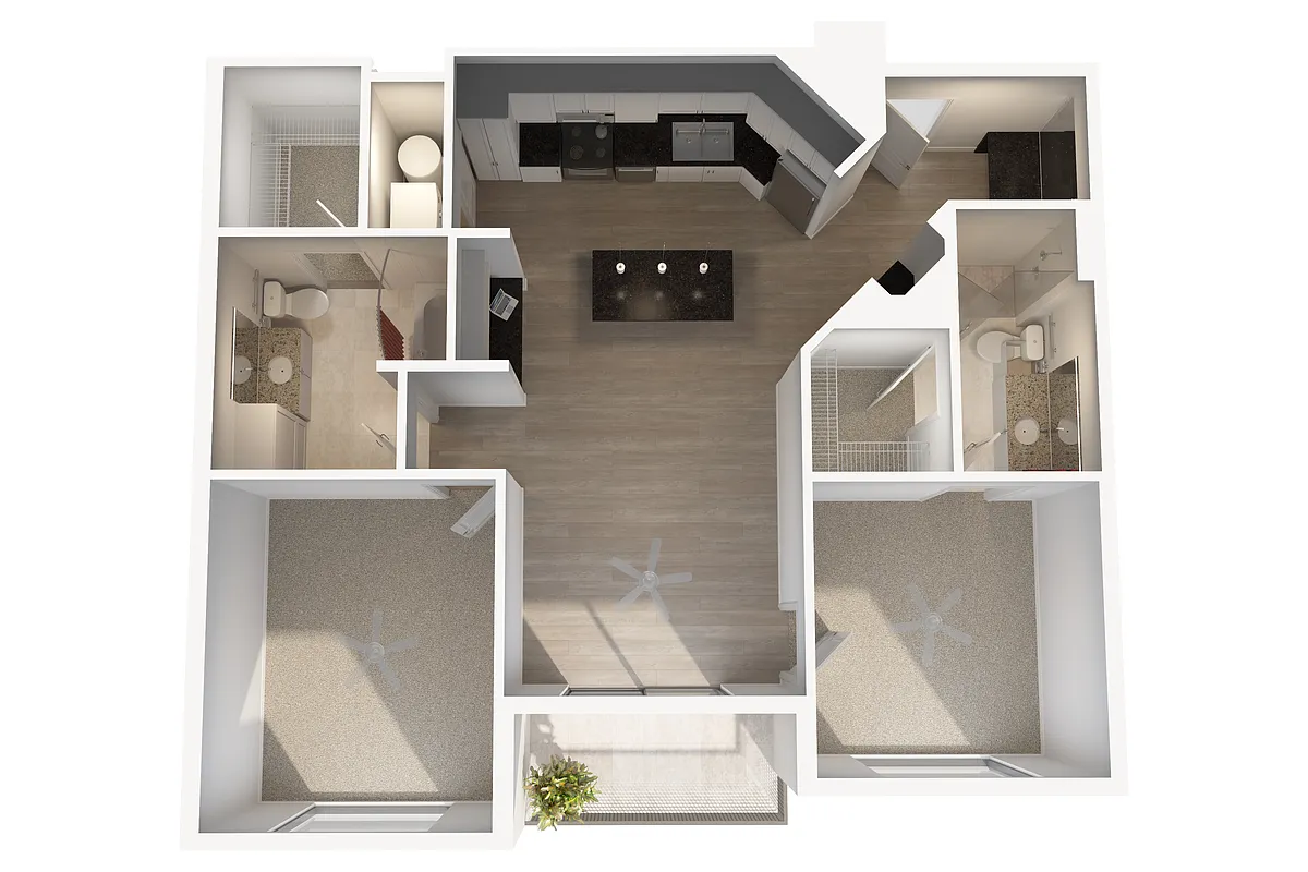 Floor plan B1 - Gemini
