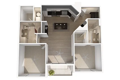 Floor plan B1 - Gemini