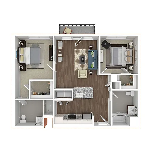 Floor plan 2H-427