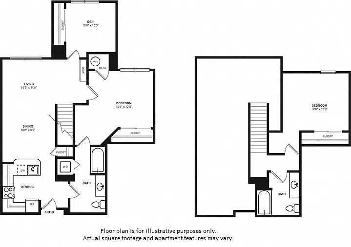 Floor plan Bainbridge Penthouse