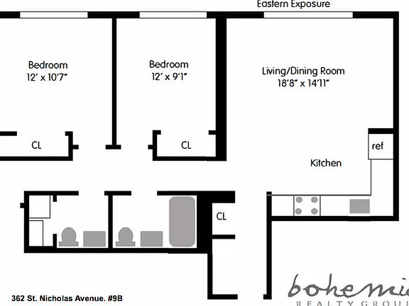 2nd image of 362 Saint Nicholas Ave #9D