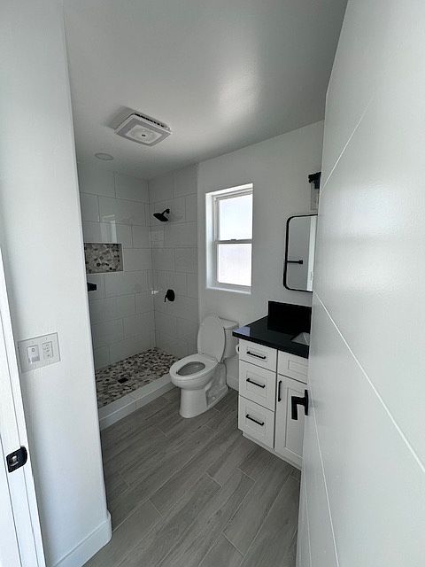 Full shower bathroom.