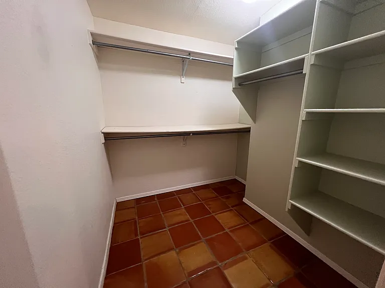Primary closet