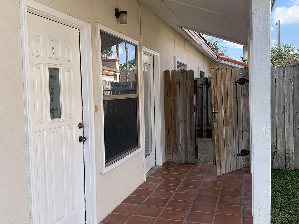 Private Patio with storage unit