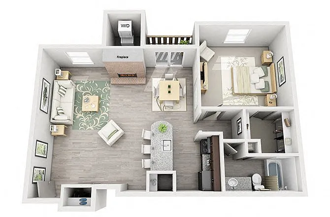 Floor plan A2 - Flat