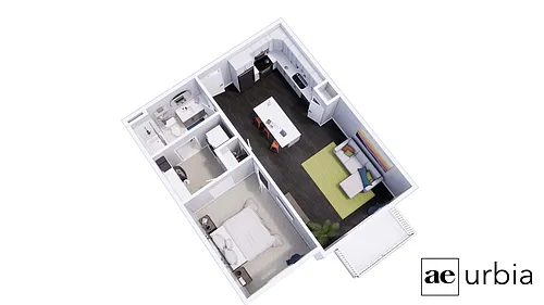 Floor plan 1 Bedroom