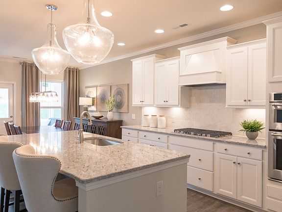 Gourmet Kitchen w large island and Cafe