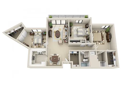 Floor plan 3 Bedroom