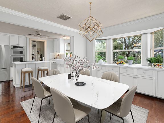 A reimagined dining space.