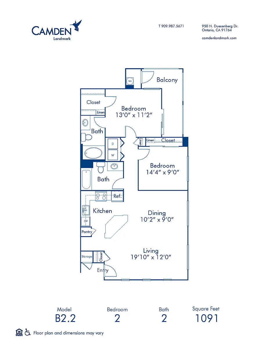 Floor plan B22