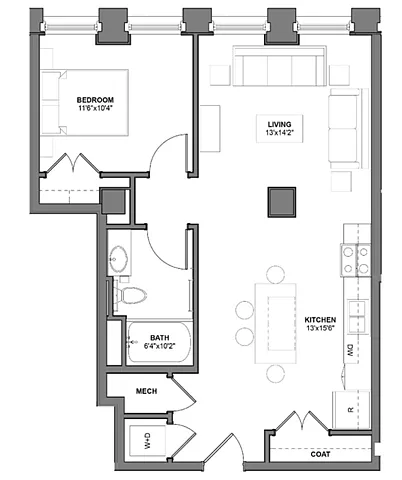 Floor plan I-K6