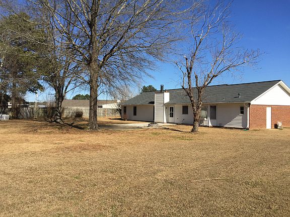 Huge, private back yard.