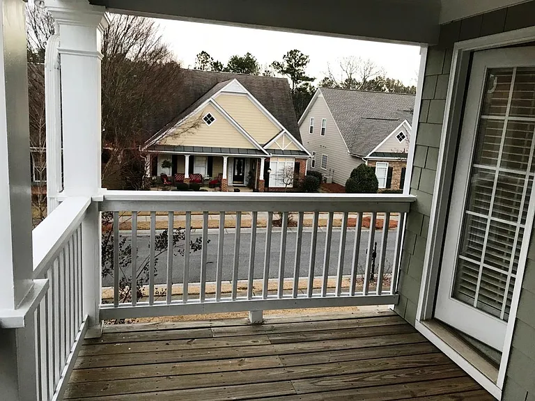 2nd story master bedroom patio.