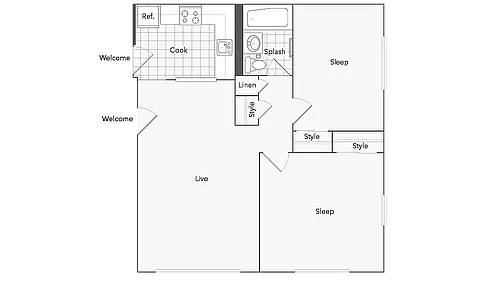 Floor plan Boston