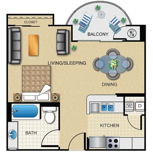 Floor plan Plan H