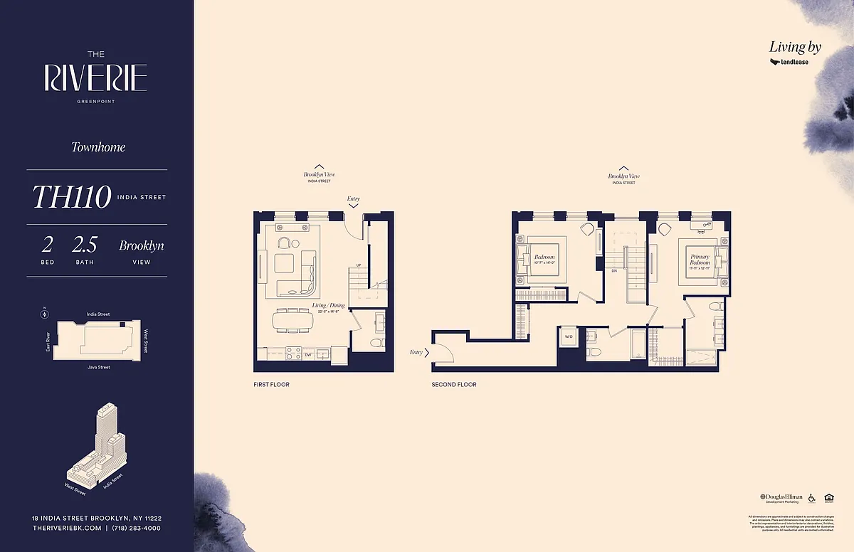 Floor plan Townhome 110