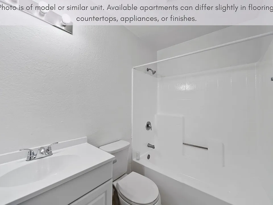 Clean, refreshed bathroom with modern finishes and ample lighting