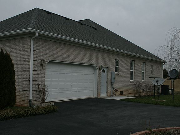 view of two-car garage