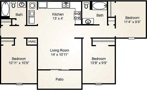 Floor plan C - Thalian