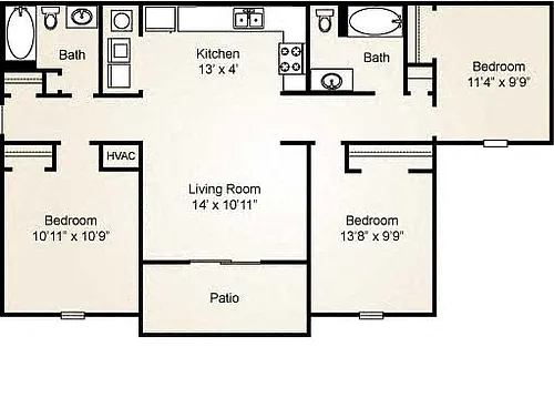 Floor plan C - Thalian
