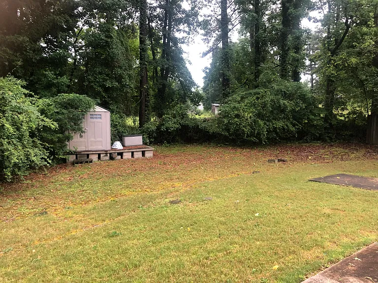 Open backyard with lots of privacy