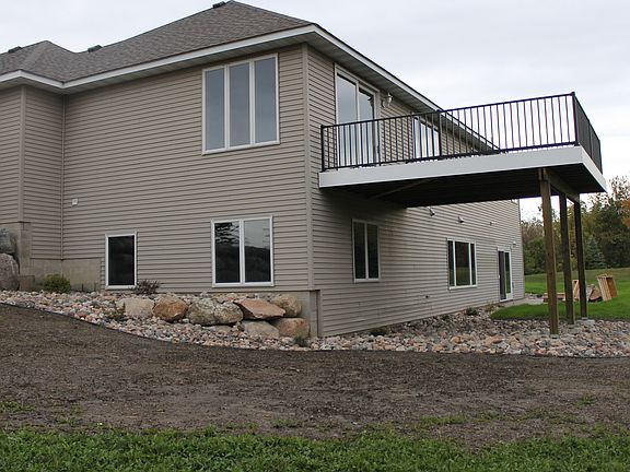 New deck off kitchen