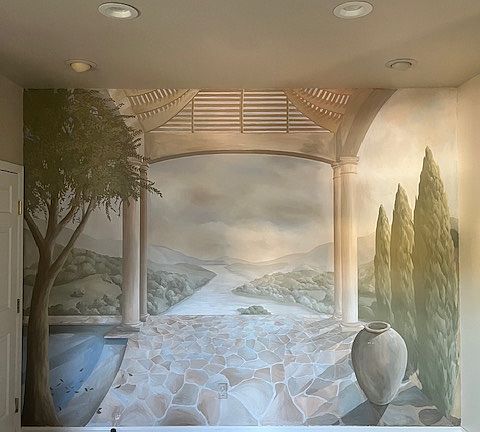 Mural in Dining Room