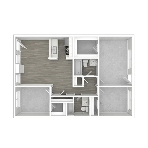 Floor plan C2 Upgrade
