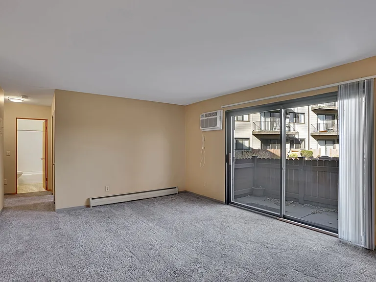 Living room with patio