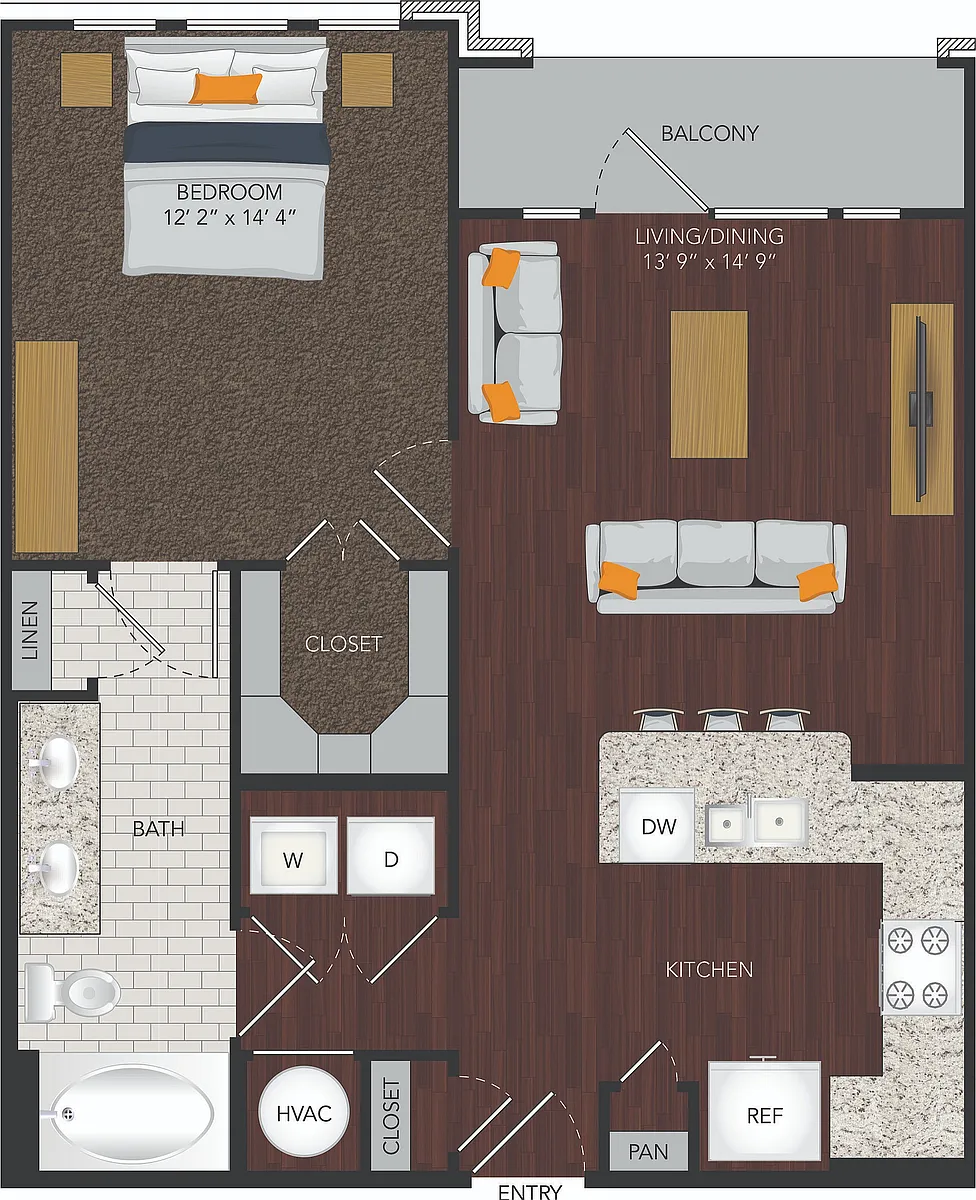 Floor plan A13A