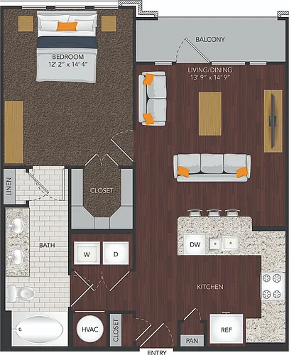 Floor plan A13