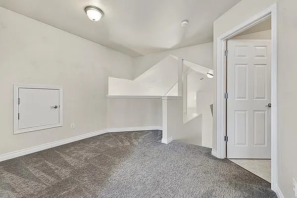 open loft space on 2nd level